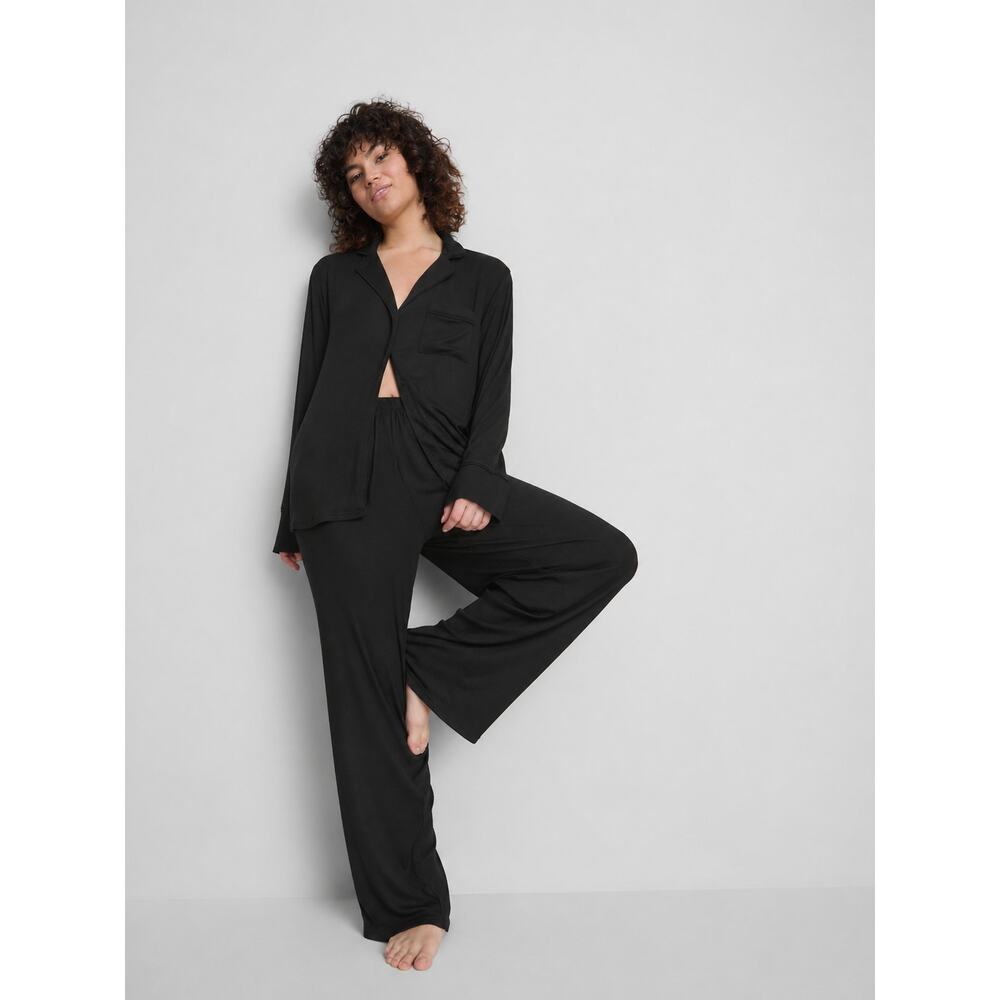 Black Lounge Pants XXL – Soft Lightweight Comfortable Elastic Waist